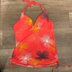 Bathing suit top orange